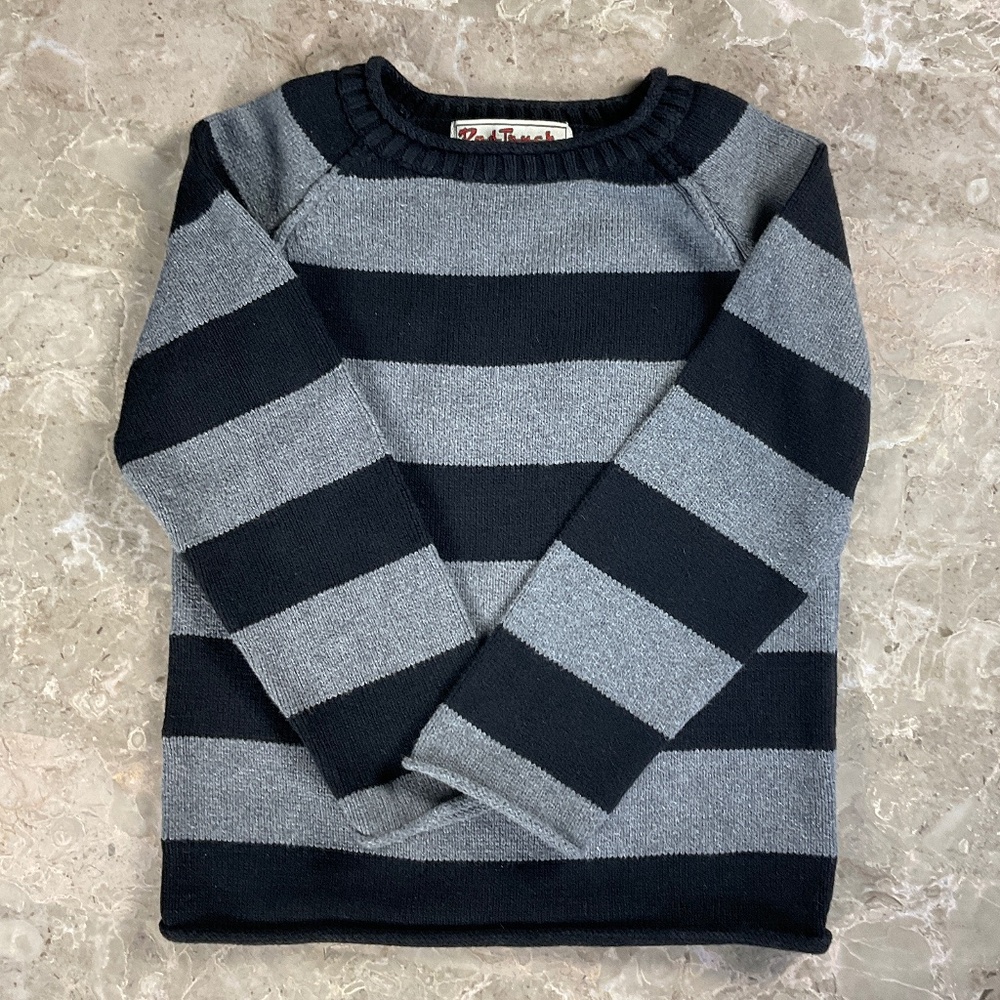 Rad Truck Moving Co 100% Cotton Striped Sweater